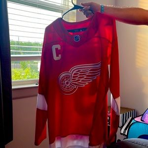 Gordy Howe Adidas Detroit Red Wings Stitched Jersey Size 52 US NHL hockey
